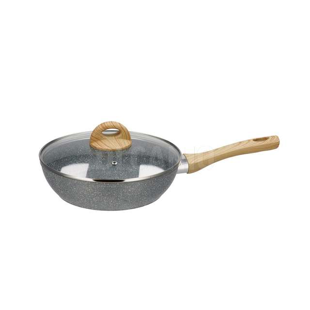 Padeela + coperchio antiaderente stone cooking induzione cm.24 - Principale
