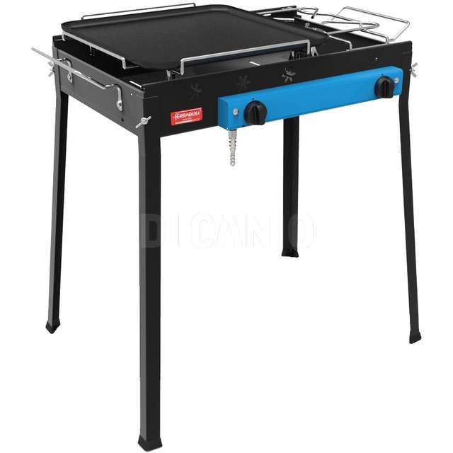 Barbecue plancha gas combinato ferraboli cm.71x48xh69 - Principale