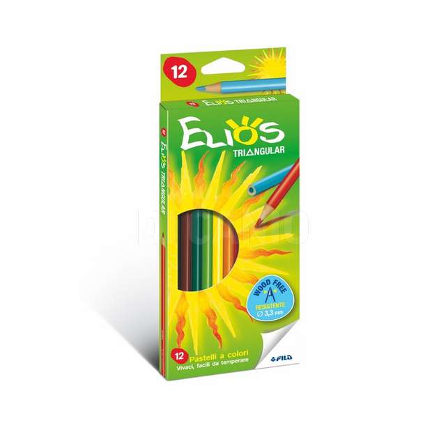 Astuccio 12 elios tri fila - Principale