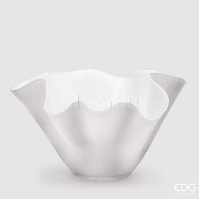 Vaso drappo h28 d44 nida white edg - Principale