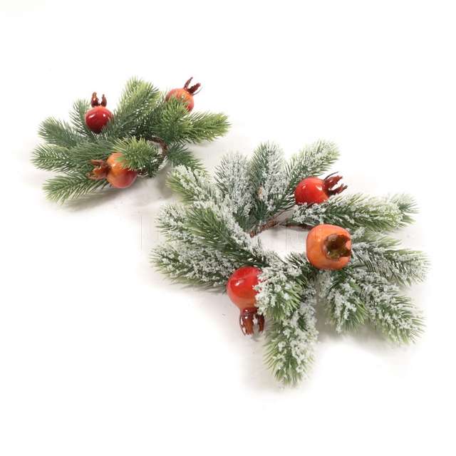 Girocandela con melograni diam.22x5cm assortito - Principale