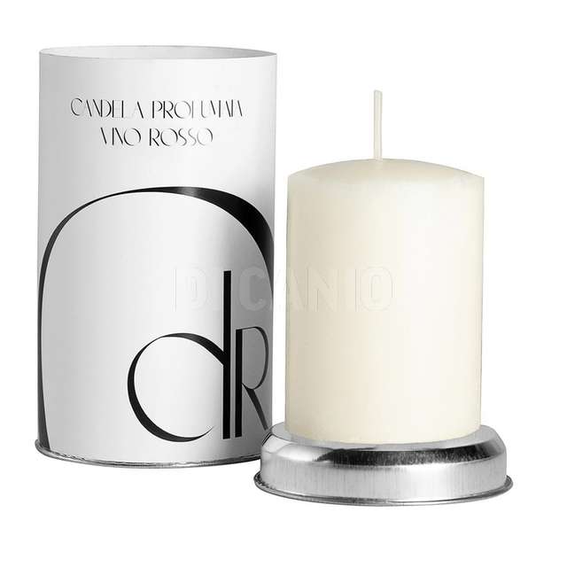 Candela vino rosso ecologica h.10cm - Principale