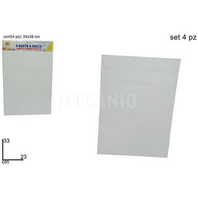 Buste carta23x33cm 4pz - Principale