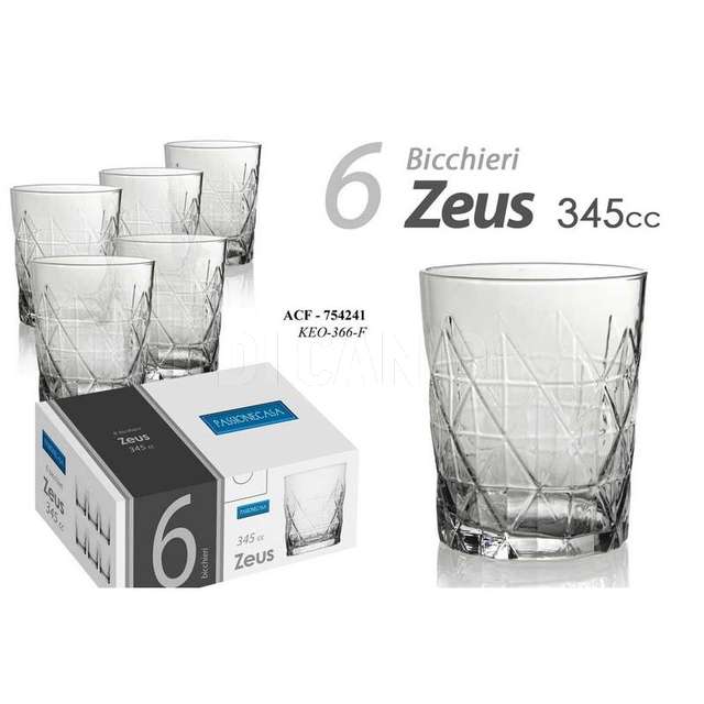 Acf/6 bicchieri zeus 345cc keo366f - Principale