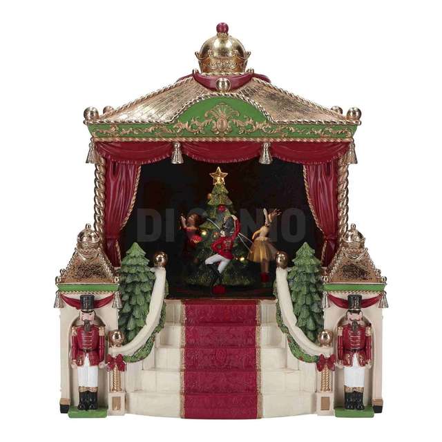 Giostra teatro ballerina led multicolor cm,34,2x30x40 - Principale