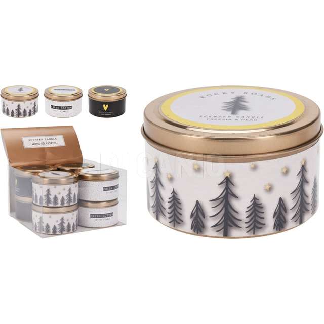 Box latta c/candela 8x5cm 3ass - Principale