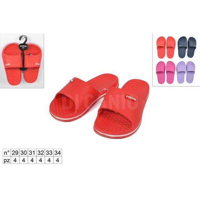 Ciabatta bambini mare colori assortiti - Principale