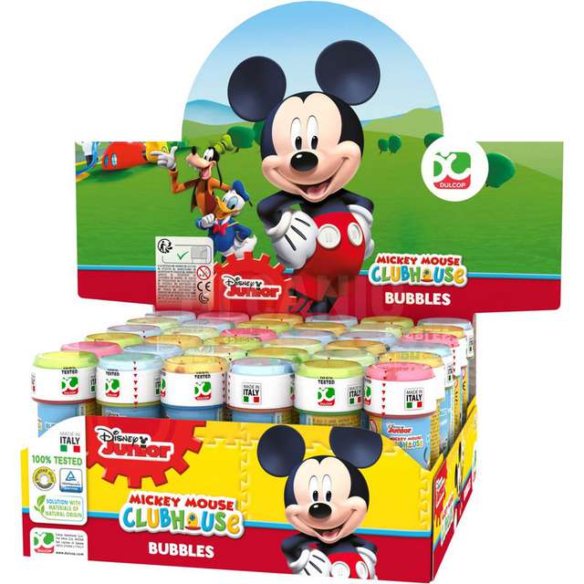 Bolle di sapone mickey 60 cl. 4 assortiti - Principale
