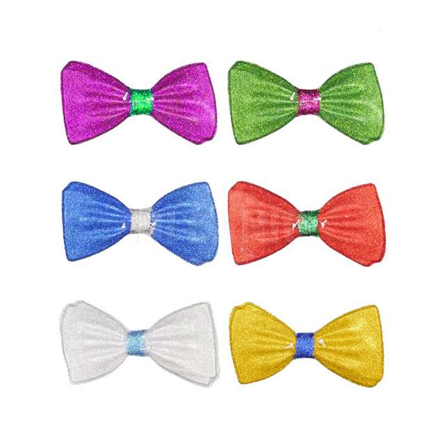Papillon glitter 6 colori assortiti - Principale