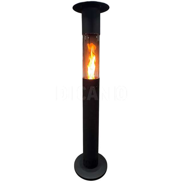 Cilindro a pellet dm30 h200 lighouse con cover - Principale