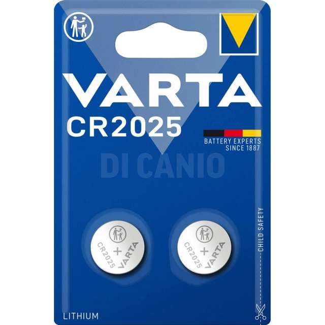 Blister 2 pz lithium cr2025 varta - Principale