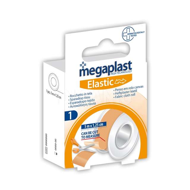 Rocchetto in tela 5mtx1,25cm first aid megaplast - Principale