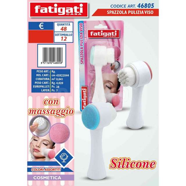 Spazzola pulizia viso c/massag.sili - Principale