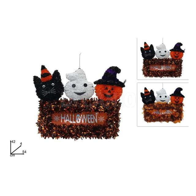 Decorazione happy halloween 2 assortiti - Principale