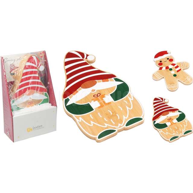 Vassoio bambu natale 22x30cm2a - Principale