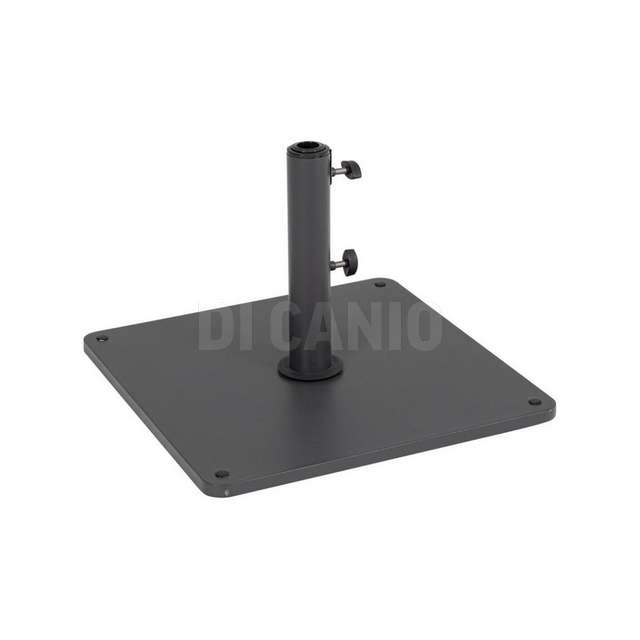 Base ombrellone piastra quadrata acciaio kg.25 bizzotto - Principale