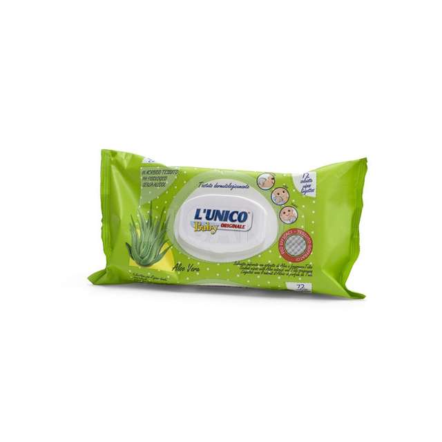 Baby unico aloe vera 72 pz pop up salviettine - Principale