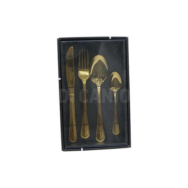 Box posate acc.24pz oro - Principale