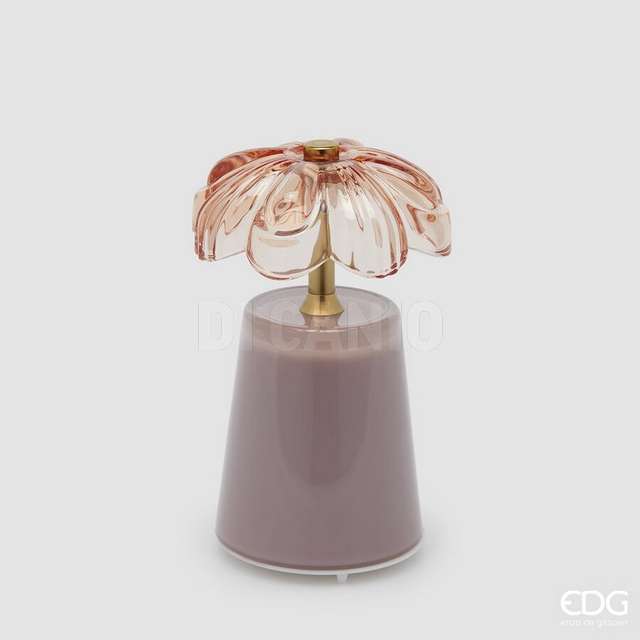 Lampada da tavolo lily h.17.5 d.11 pink edg - Principale