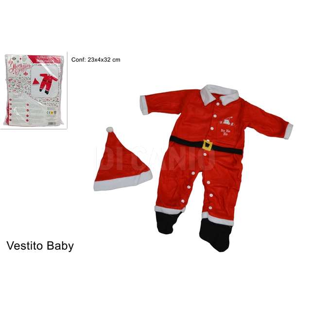 Vestito baby babbo natale - Principale