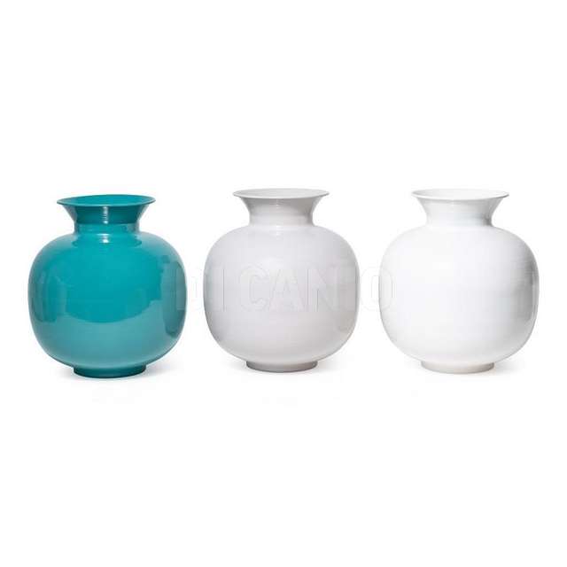 Vaso in metallo cm.29x29x34 colori assortiti - Principale