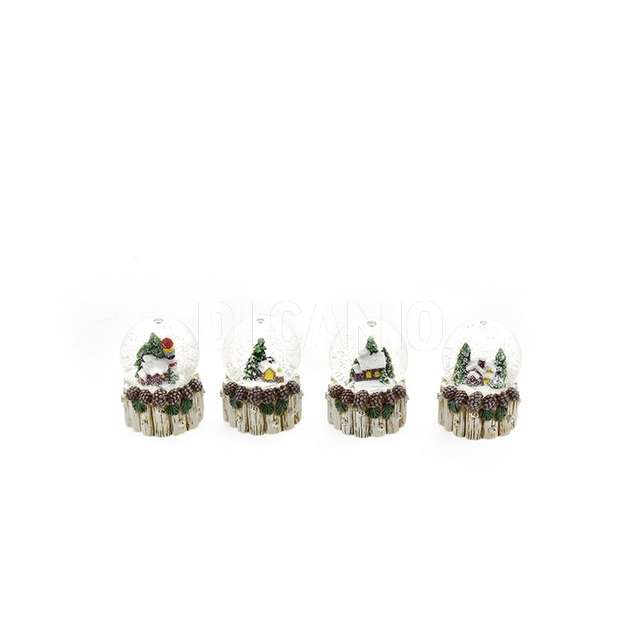 Ampolla vetro con acqua 4.5cm 4 assortimenti - Principale