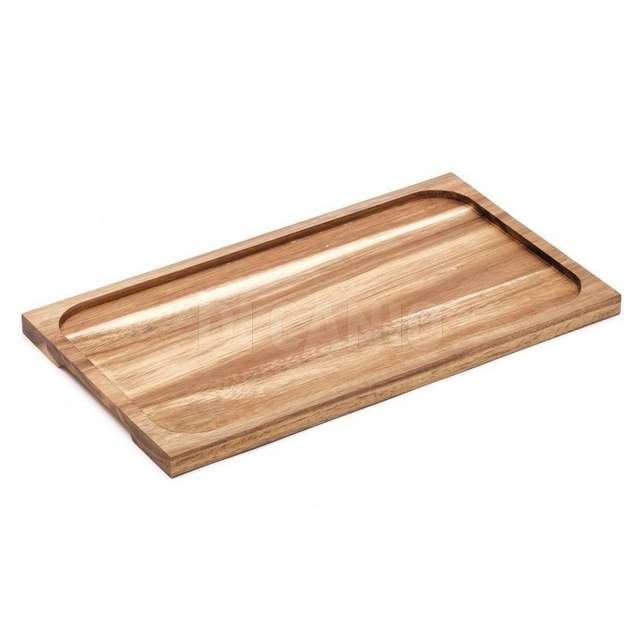Base acacia per pizza 1/2 cm.34.5x19.5x1.5 comas,-11007- - Principale