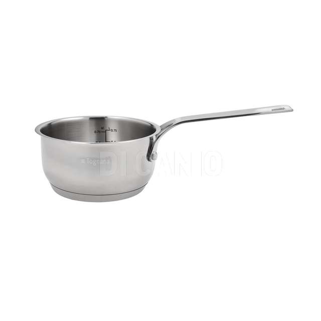 Casseruola 1 manico cm.14 grancucina iconiqa acciaio - Principale