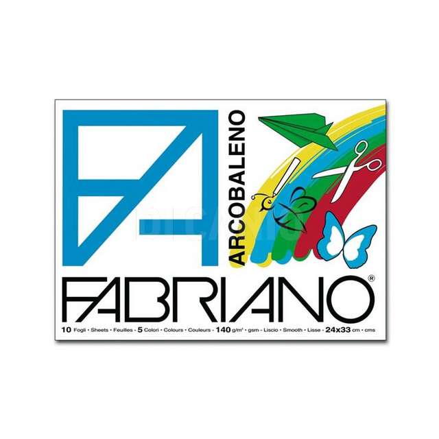 Album colorato 24x33 10ff 5colori fabriano.-44312433 - Principale