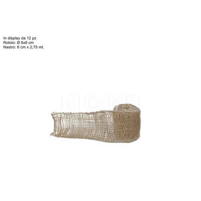 Nastro juta 6cmx2.75mt in display art. tp-04 d.e. - Principale