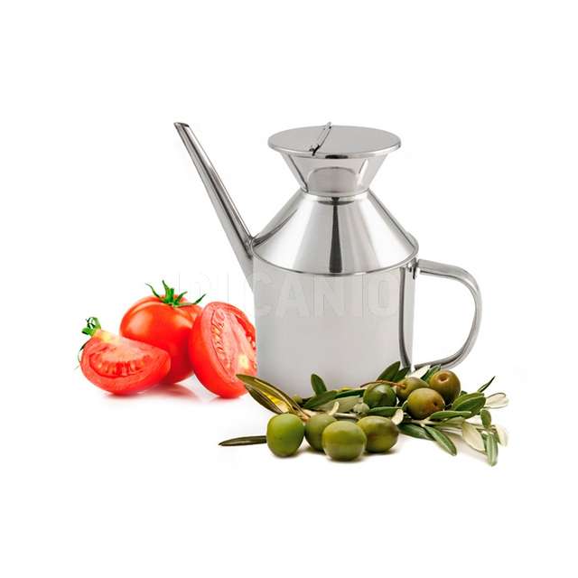 Oliera acciaio inossidabile 0,4l - dm.7,5 x 13cm eva - Principale