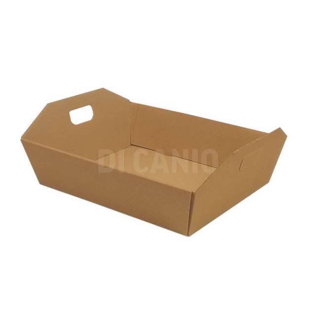 Cesta cartone c_manici avana 34x24.5 h10fag - Principale