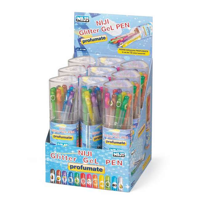 Penna glitter set da 12 - Principale