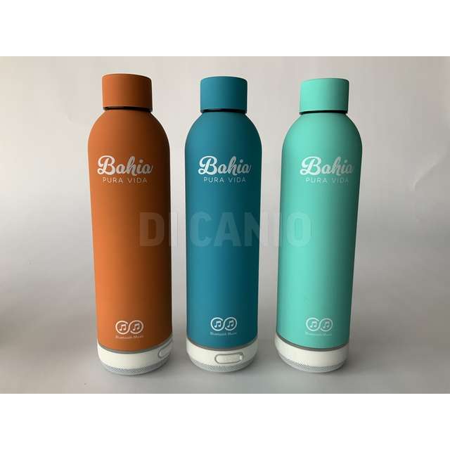 Borraccia termica in acciaio inox 500 ml con autoparlante bluetooh - Principale