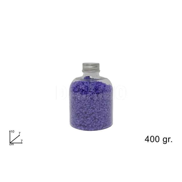 Pietrisco profumato in bottiglietta 400gr lavanda - Principale