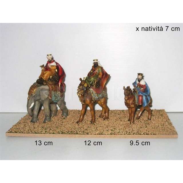 Set re magi x nativita 7cm hl98173-4a_98174-2a_98175-2a due esse - Principale