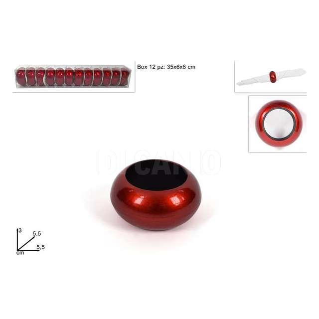 Anello portatovagliolo rosso - Principale
