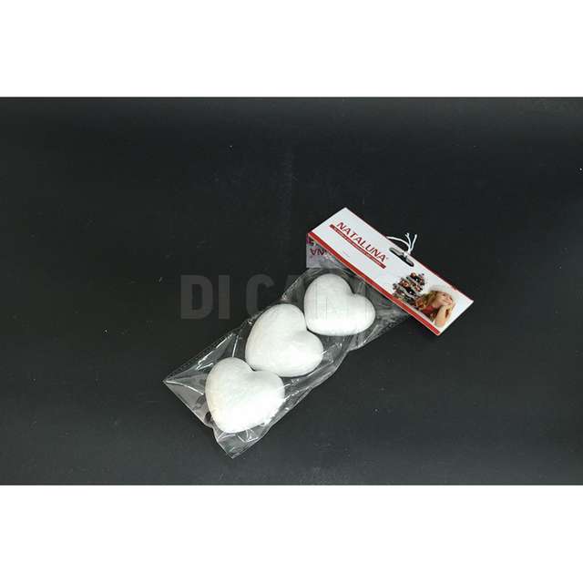 Cuore bianco 3pz 7cm part.30393958 - Principale