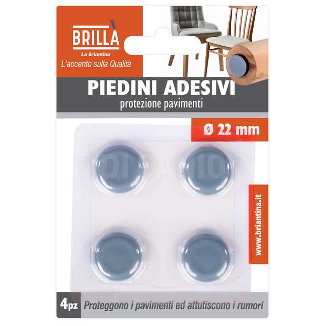 Piedini feltrini dm.22 mm 4 pz - Principale