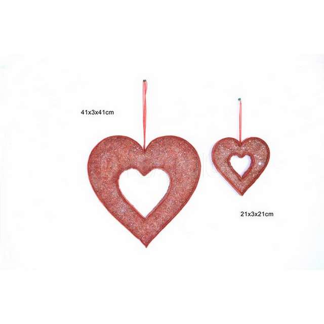Appendino cuore set 2pz rossoart.82719a-9a+c-9a due esse - Principale