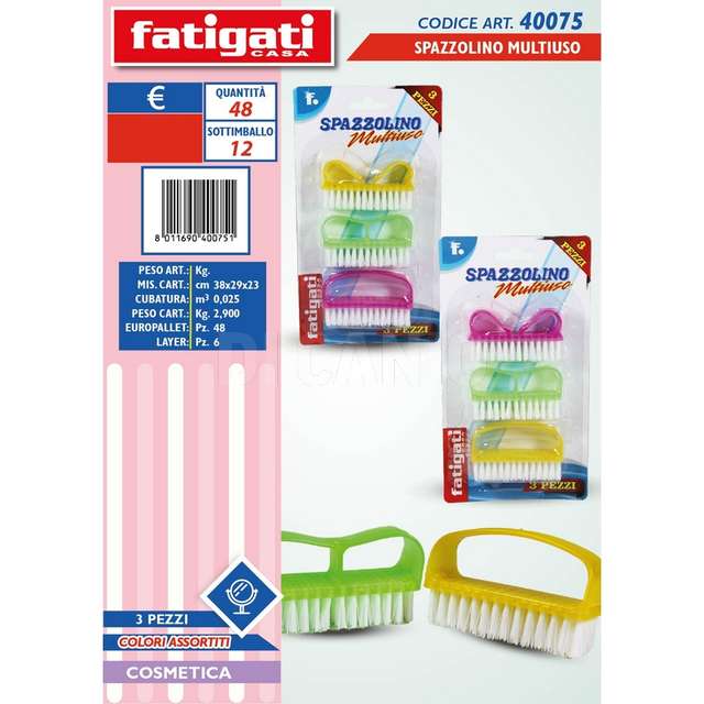 Spazzolino multiuso 3pz - Principale