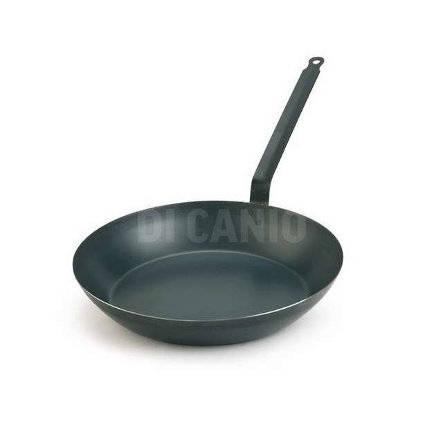 Padella lionese manico in ferro fasa cm 32 h6 per fritture uso piano induzione - Principale