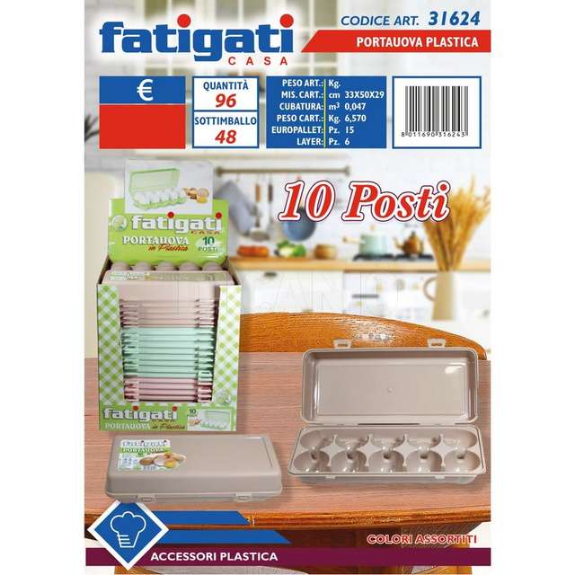 Portauova plastica 10 posti - Principale
