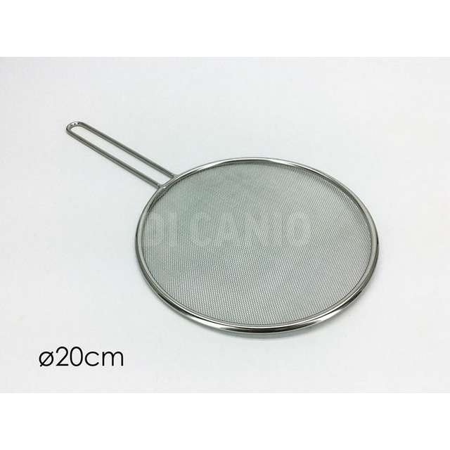 Paraschizzi acciaio 20cm c_manico crom. gt.121563 - Principale