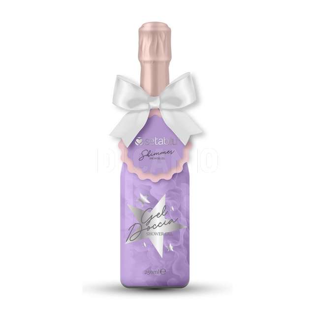 Bottiglia shower gel 250ml rosa - Principale