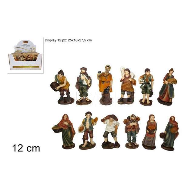 Pastori 12 cm. 12 assortitimod a col chiari - Principale