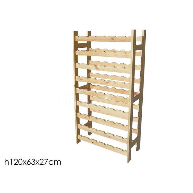 Cantinetta legno 54 posti cm.63x27x120 - Principale
