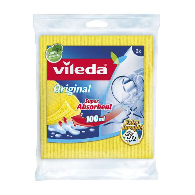 Panno spugna set 3 pz. super assorbentevileda - Principale