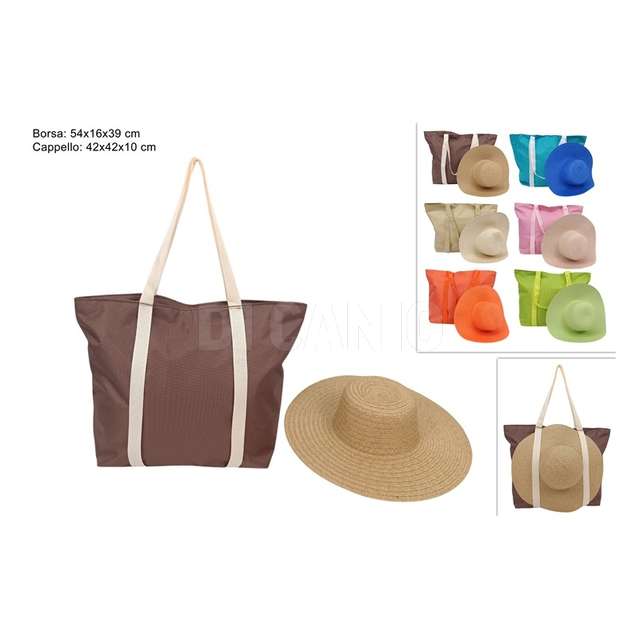 Borsa mare con cappello 6 assortimenti - Principale