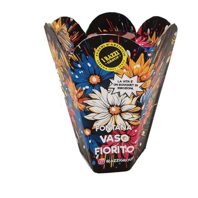 Fontana vaso fiorito i razzi - Principale